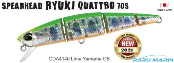 Spearhead Ryuki Quattro 70S GDA4140 Lime Yamame OB