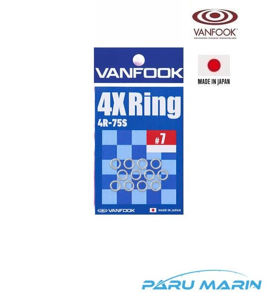 Vanfook 4R-75S Split Ring Halka #7 68Kg (150Lb)