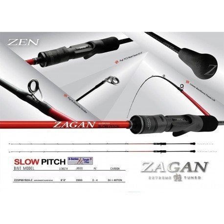 ZEN ZAGAN Spiral Halka Max 250 gr. Tetikli Slow Jig Kamışı