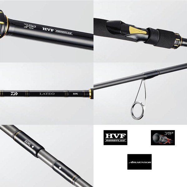 Daiwa LATEO 259cm 7-35gr. Spin Kamış (LATEO86MLR)