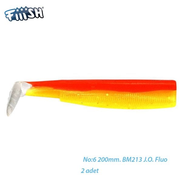 Fiiish BM200/6 BM213 2 Adet Yedek Gövde J.O. Fluo Silikon