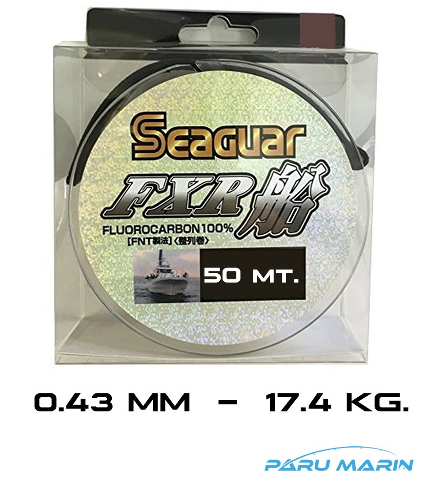 SEAGUAR FXR %100 Florokarbon 50Mt. 0,435mm - 17.4kg Misina