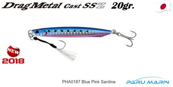 Duo Drag Metal SSZ Jig 20gr. PHA0187 Blue Pink Sardine