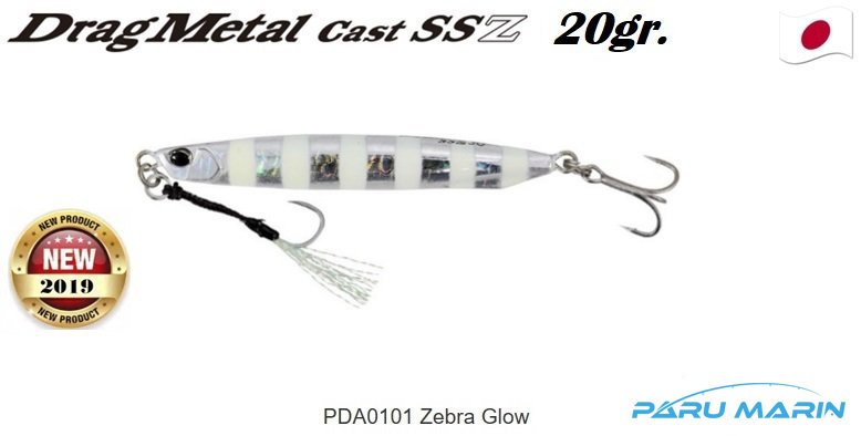Duo Drag Metal SSZ Jig 20gr. PJA0101 Zebra Glow