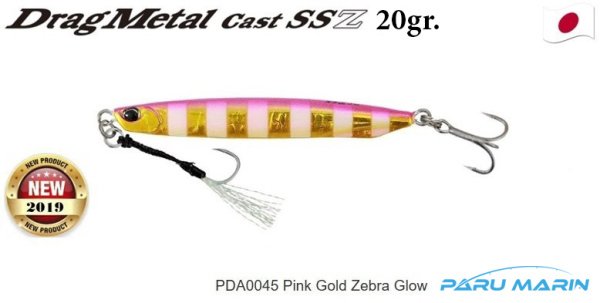 Duo Drag Metal SSZ Jig 20gr. PJA0045 Pink Gold Zebra Glow