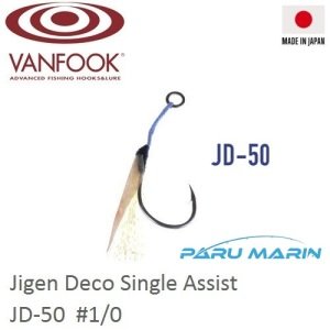 Vanfook Jigen Tekli Assist İğne JD-50 3 Adet  # 1/0
