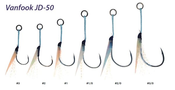 Vanfook Jigen Tekli Assist İğne JD-50 3 Adet  # 3/0