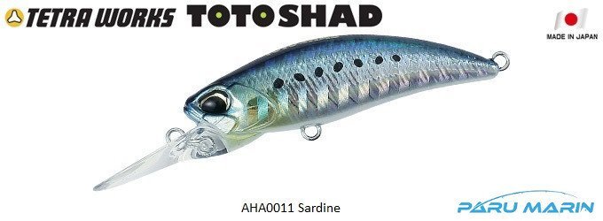 Tetra Works Toto Shad 48S AHA0011 / Sardine