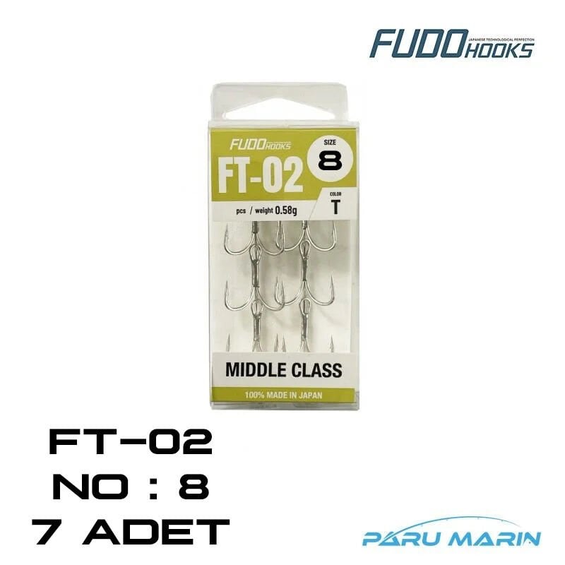 Fudo FT-02 2248 3'lü İğne No:8 , 7 adet