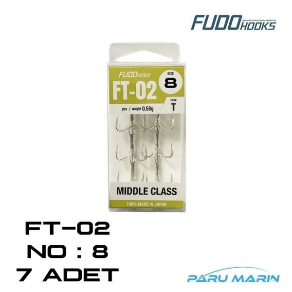 Fudo FT-02 2248 3'lü İğne No:8 , 7 adet