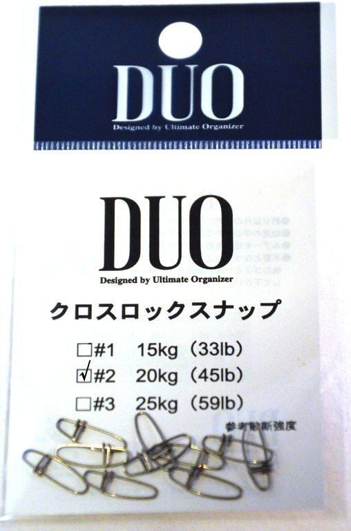 Duo Cross Lock Klips No. 2 20kg. (45lb.)