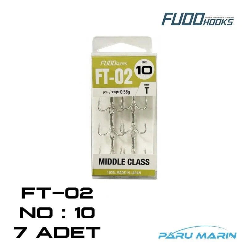 Fudo FT-02 2248 3'lü İğne No:10 , 7 adet