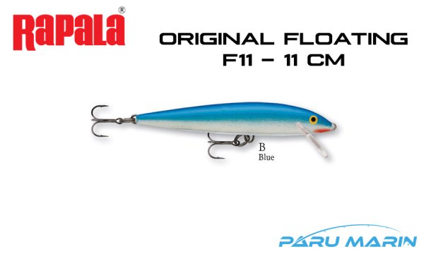 Rapala Original Floating F11 - 11 cm Sahte Balık B - BLUE