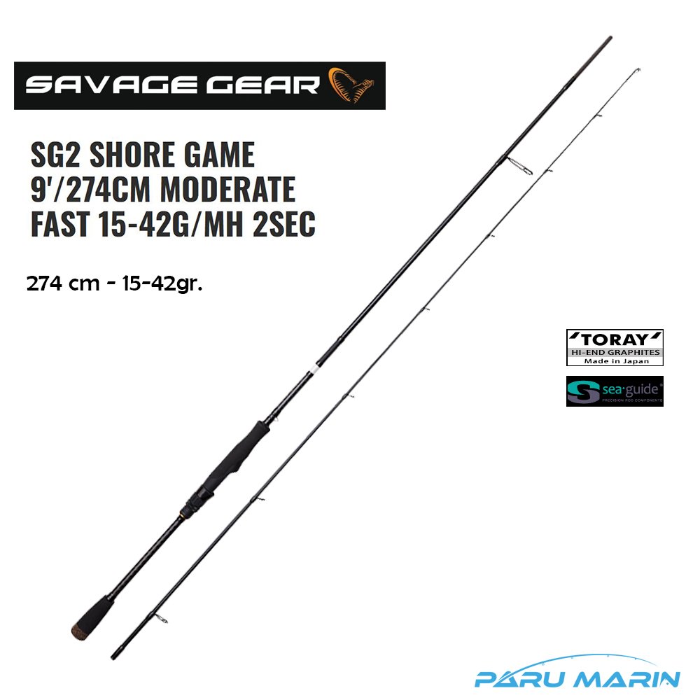 Savage Gear SG2 Shore Game 274cm 15-42gr. Spin Kamış