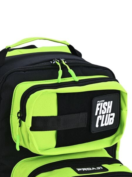 Fujin ProAji Back Pack Black Lime – Balıkçı Sırt Çantası