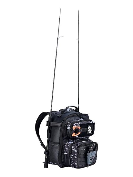 Fujin ProAji Back Pack Black Camo – Balıkçı Sırt Çantası