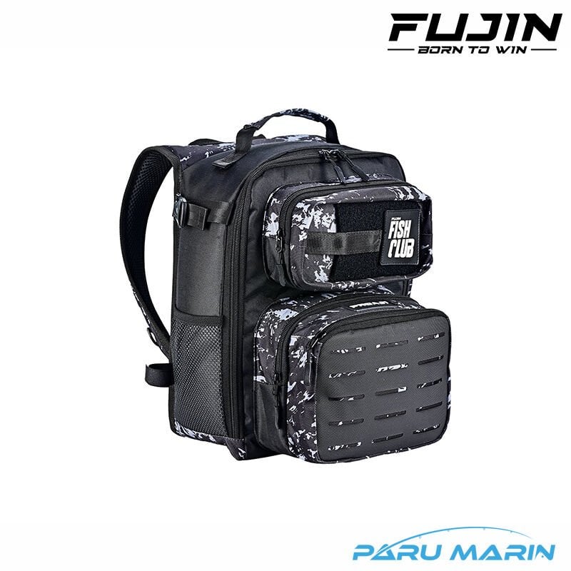 Fujin ProAji Back Pack Black Camo – Balıkçı Sırt Çantası