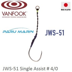 Vanfook Jigen Hyper Tekli Asist İğne JWS-51  #4/0 3 Adet
