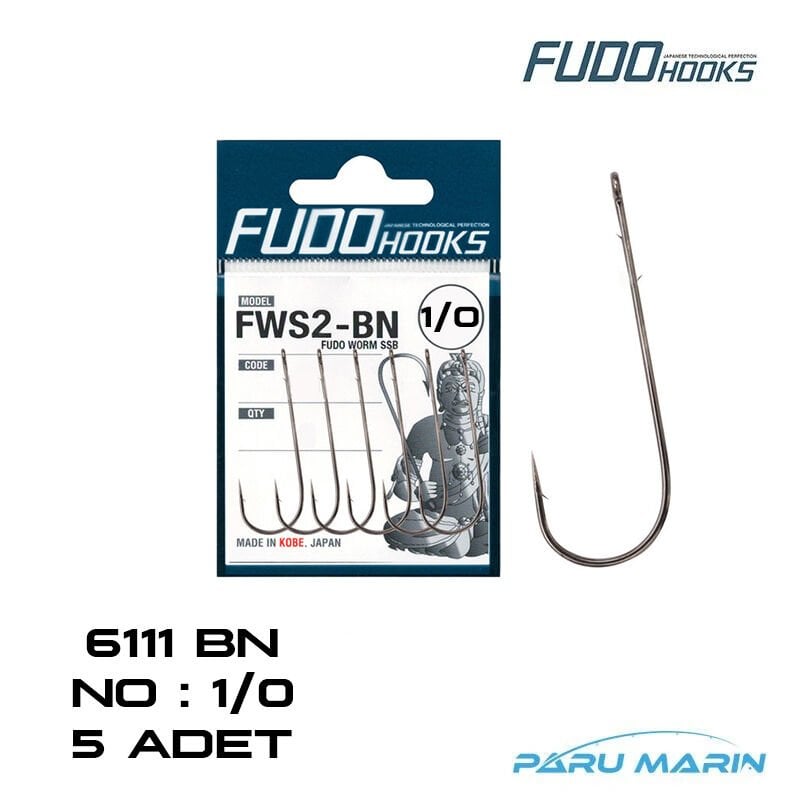 FUDO 6111 Worm FWS2-BN No : 1/0 Olta İğnesi