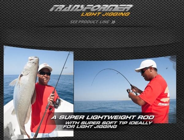 Maxel Transformer 60B-UL Max 160gr. Tetikli Slow Jigging Kamış