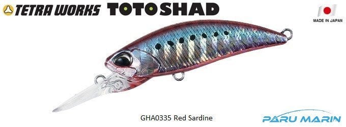 Tetra Works Toto Shad 48S GHA0335 / Red Sardine