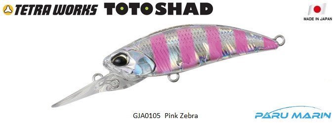 Tetra Works Toto Shad 48S GJA0105 / Zebra Pink
