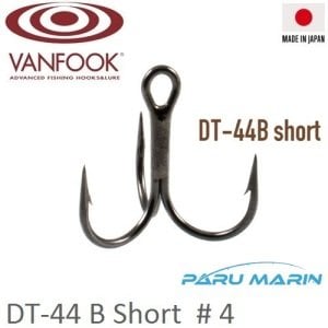 Vanfook 3Lü İğne Ns Black 8 Pcs / Pack 	Dt-44B Short  # 4