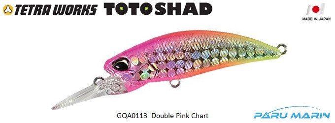 Tetra Works Toto Shad 48S GQA0113 / Double Pink Chart