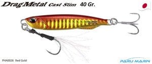 Duo Drag Metal Cast Slim Jig 40gr. PHA0026 / Red Gold