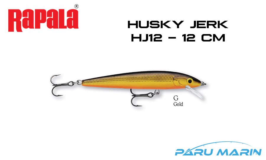 Rapala Husky Jerk HJ12 - 12 cm Sahte Balık G - GOLD