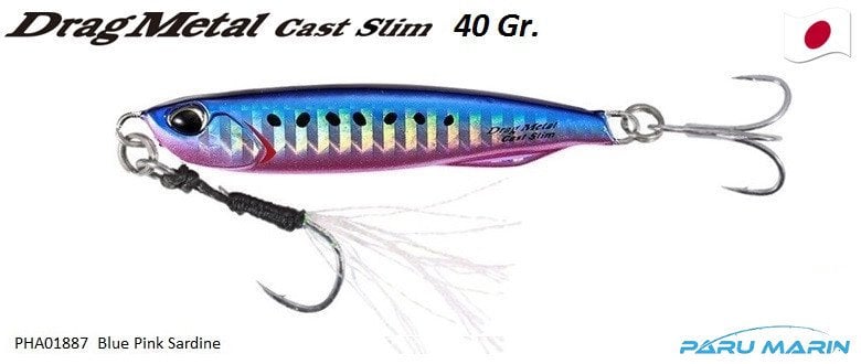 Duo Drag Metal Cast Slim Jig 40gr. PHA0187 / Blue Pink Sardine
