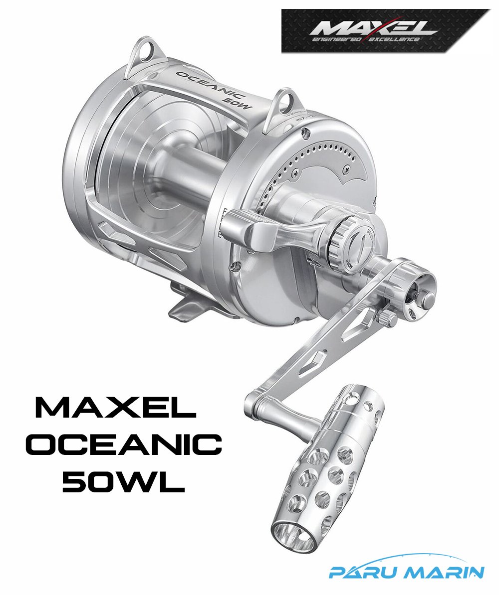 Maxel Oceanic 50W Trolling Big Game Sağ El Çıkrık