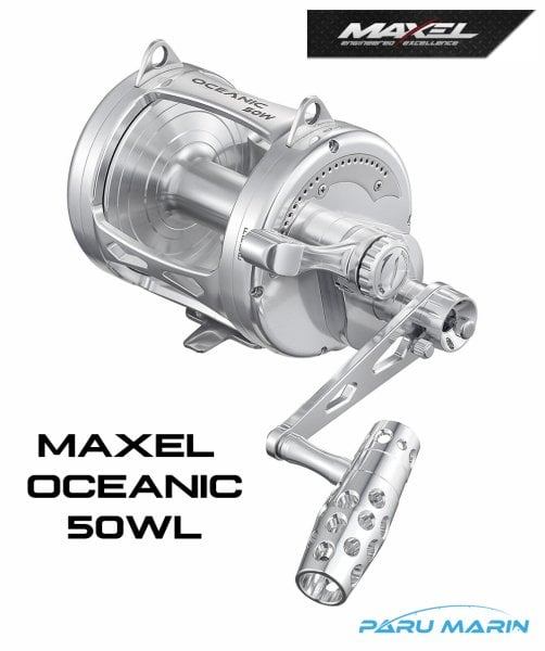Maxel Oceanic 50W Trolling Big Game Sağ El Çıkrık