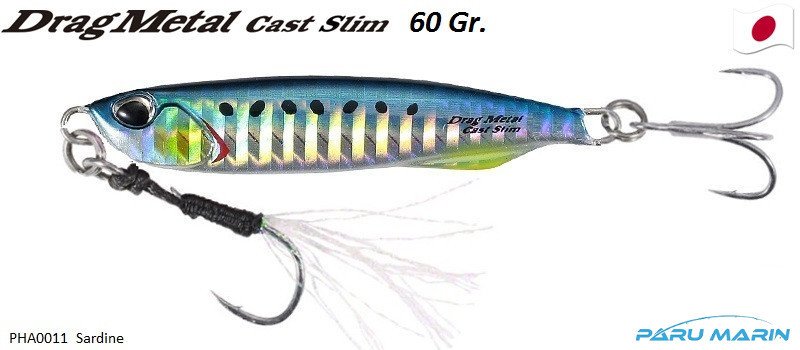Duo Drag Metal Cast Slim Jig 60gr. PHA0011 / Sardine