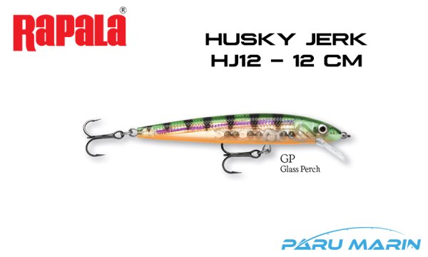 Rapala Husky Jerk HJ12 - 12 cm Sahte Balık GP - GLASS PERCH