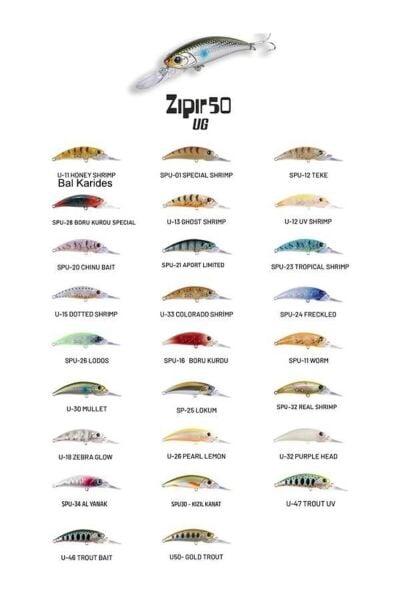 HanFish Zıpır UG-50  Uzun Gaga SPU-58 Purple Head Glow