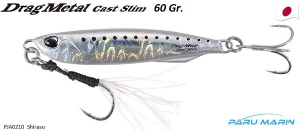Duo Drag Metal Cast Slim Jig 60gr. PJA0210 / Shirasu