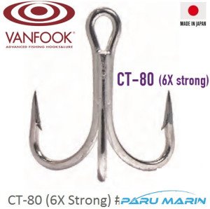 Vanfook Ct-80 Üçlü İğne #4/0 (Extra Heavy Duty)