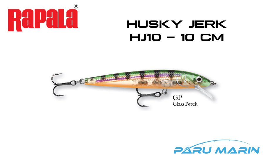 Rapala Husky Jerk HJ10 - 10 cm Sahte Balık GP - GLASS PERCH