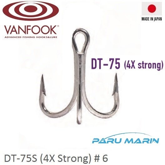 Vanfook Dt-75S Üçlü İğne #6 (Heavy Duty)