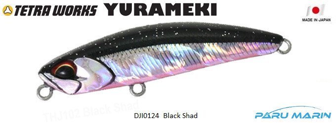 Tetra Works Yurameki DJI0124 / Black Shad