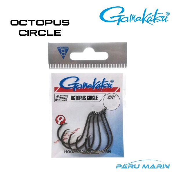 GAMAKATSU Octopus Circle Tekli İğne Siyah