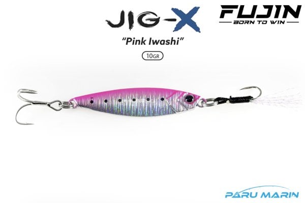 Fujin Jig-X 10gr. Jig Yem PINK IWASHI