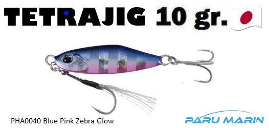 Duo Tetra Works Tetrajig 10gr. PHA0040 / Blue Pink Zebra Glow