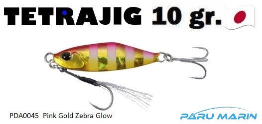 Duo Tetra Works Tetrajig 10gr. PJA0045 / Pink Gold Zebra Glow