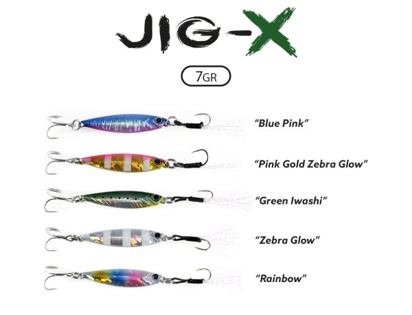 Fujin Jig-X 7gr. LRF Jig Yem PINK GOLD ZEBRA GLOW