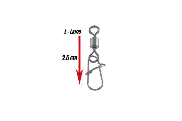 Fujin Roll Snap #L 17.8kg Çekerli Klips+Fırdöndü