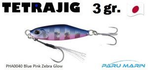 Duo Tetra Works Tetrajig 3gr. PHA0040 / Blue Pink Zebra Glow