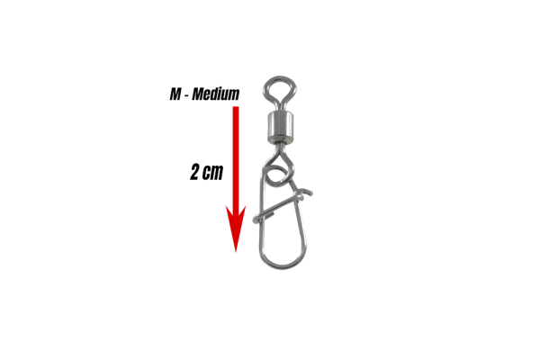Fujin Roll Snap #M 9.5kg Çekerli Klips+Fırdöndü