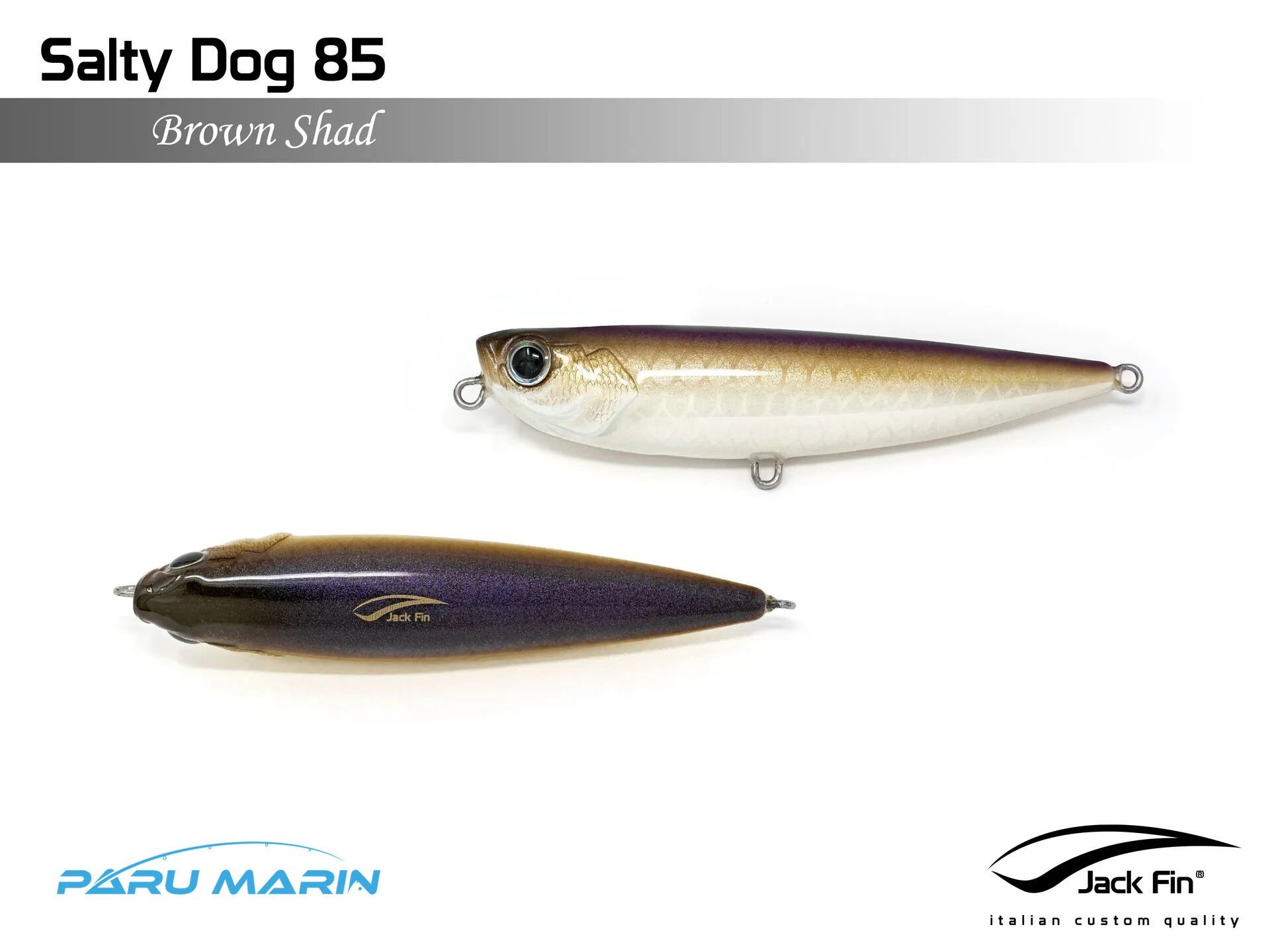 Jack Fin Salty Dog 85 Sahte Yem Brown Shad